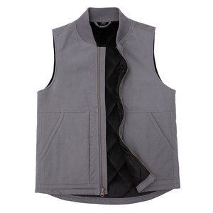 Chaleco de Lona para Hombre, Ropa de Exterior, Transpirable, de Secado Rápido, Teñido Liso, 100% Algodón, Chaleco de Lona con Estampado Personalizado para Hombre - Product Image 1