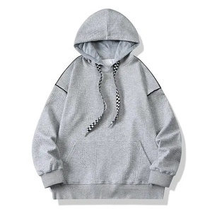 Pulls à capuche personnalisés de haute qualité pour hommes Sweats à capuche surdimensionnés tricotés pour hommes style streetwear design personnalisé - Product Image 4