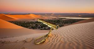 Vintage Brass Telescope Keychain A Pocket Sized Nautical Marvel - Product Image 5