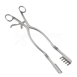 Écarteur chirurgical émoussé d'acier inoxydable de la broche 4x5 12 pouces pour des procédures générales et neurochirurgicales - Product Image 4