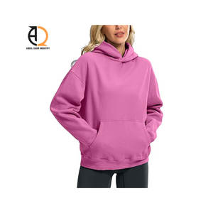 Sweatshirts en polaire à capuche surdimensionnés pour femmes, pulls à manches longues pour l'hiver/l'automne avec poche - Product Image 4