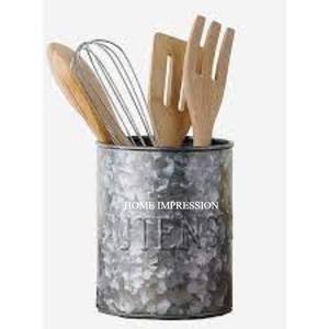 Standard Grade Metal Handle Galvanized Caddy for Kitchen <b>Utensils</b> High Selling Metal Serve Ware and Storage Carry by Exporters - Product Image 4
