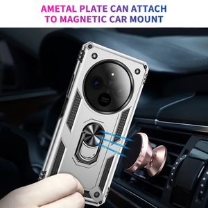 เคสโทรศัพท์พรีเมี่ยมพร้อมห่วงจับแม่เหล็กเคสโทรศัพท์มือถือทนทานหมุนได้กันกระแทกสำหรับ14C Redmi - Product Image 3