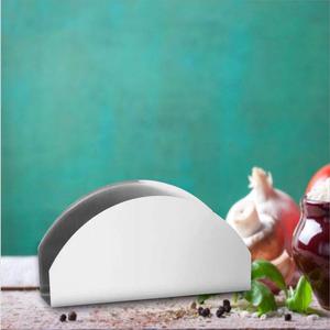 Porte-serviettes rond en acier inoxydable, porte-serviettes de table de cuisine, fournitures d'usine en gros - Product Image 3