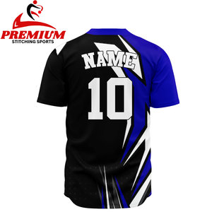 Camisetas de Béisbol Personalizadas al por Mayor de Fábrica, Ropa Deportiva Transpirable con Tallas Grandes, Jersey de Béisbol Sublimado - Product Image 6
