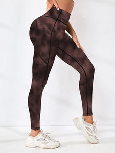 Leggings de Yoga Elásticos de Cintura Alta para Mujer al por Mayor, Pantalones de Entrenamiento Sin Costuras, Leggings Deportivos Ajustados para Gimnasio y Fitness - Product Image 1