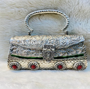 <b>Silver</b> Clutch New Model Handbag Women <b>Bags</b> Ladies Metal <b>Bags</b> Women Handbags Ladies Mini <b>Bags</b> Women at Wholesale Factory Price - Product Image 2