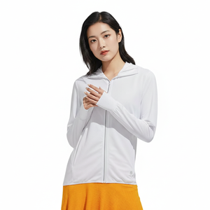 Veste solaire unisexe respirante à manches longues avec visière amovible, logo frontal, protection solaire UPF50+, pour le cyclisme et les loisirs, VARSITY SPORTS GEARS - Product Image 1