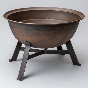 Brasero en métal épais conçu pour les conditions météorologiques difficiles, garantissant une utilisation sûre et des performances durables en extérieur - Product Image 3