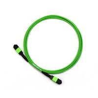 Cordon de brassage Elite à faible perte 10m MPO vers MPO OM5 Multimode Prêt SWDM4 400G 800G pour l'infrastructure IA