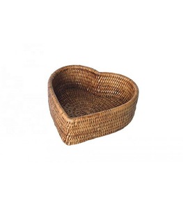 ถาดหวายเสิร์ฟพร้อมถาดหวายรูปทรงหัวใจ - Product Image 3