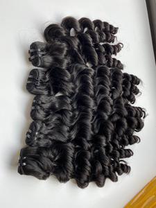 Paquet de cheveux vierges ondulés à texture spéciale Extensions de cheveux humains bruts non transformés No Mess No Tangle - Product Image 2