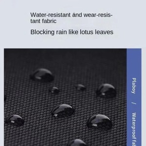 กระเป๋าเป้นักเรียนใช้ได้ทุกเพศ15นิ้วอเนกประสงค์กระเป๋าคอมพิวเตอร์ผ้าอ็อกซ์ฟอร์ดซักได้ทันสมัยสีดำสีน้ำเงิน - Product Image 4