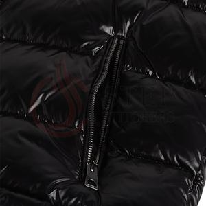 Wholesale Custom Logo Nylon Long Black Winter Quilted Jacket <b>Bubble</b> <b>Coat</b> Men Puffer Jackets Men summer parka - Product Image 4