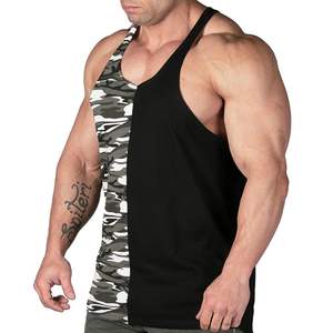 Trending 2026 Men <b>Muscle</b> Workout Tank Tops Sleeveless <b>Vest</b> Fitness Custom Men Gym Wear Breathable Plus Size Tank Top Custom Logo - Product Image 5
