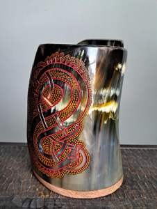 แก้วเขาสัตว์ แก้วน้ำทรงเขาสัตว์แบบไวกิ้ง - Product Image 6