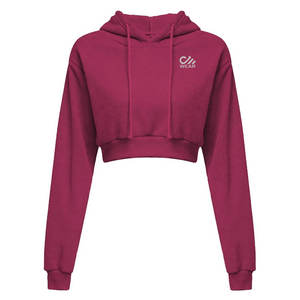 Derniers prix Tops en molleton pour femmes, sweats à capuche pour femmes, taille plus, crop top à capuche pour femmes - Product Image 6