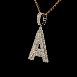Colgante de diamante de moissanita helada/colgante de joyería de hip hop - Product Image 2