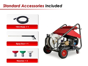 Unité de nettoyage à haute pression à <span class=keywords><strong>essence</strong></span> 24HP 400bar 5800psi pour le traitement des surfaces métalliques, l'élimination de la rouille des tuyaux et l'entretien des ponts - Product Image 4