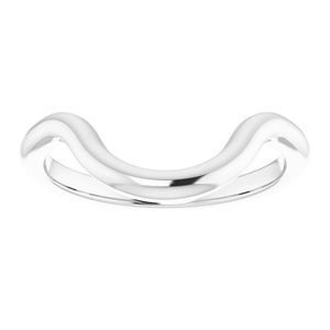 Anillo de boda Stuller de oro blanco de 14 quilates 51243:639P con 14KW - Product Image 3