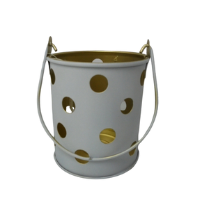 Support votif en fer rond de haute qualité nouveau Design pot de bougie de couleur en laiton pour la décoration de noël à la main - Product Image 4