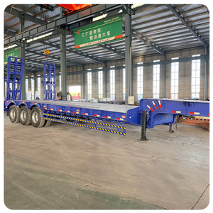 Semirremolque <span class=keywords><strong>de</strong></span> Plataforma Nueva <span class=keywords><strong>de</strong></span> 60 Toneladas, 3 <span class=keywords><strong>Ejes</strong></span>, Suspensión <span class=keywords><strong>de</strong></span> Placa <span class=keywords><strong>de</strong></span> Acero, Semirremolque <span class=keywords><strong>de</strong></span> Plataforma Baja con Cerraduras - Product Image 5