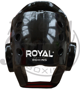 Protège-tête de chasseur pour l'entraînement de boxe MMA Muay Thai en cuir souple et casque en cuir PU pour la protection du kickboxing et du karaté - Product Image 2
