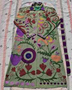 Veste bohème pour femme, Suzani, brodée à la main, classique, vintage, taille unique, veste gitane de qualité supérieure - Product Image 3