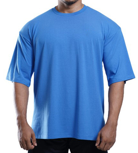 T-shirt d'été en coton pour hommes Impression DTG Streetwear Style Casual BD Prix de gros Fermeture à boutons Production en vrac - Product Image 1