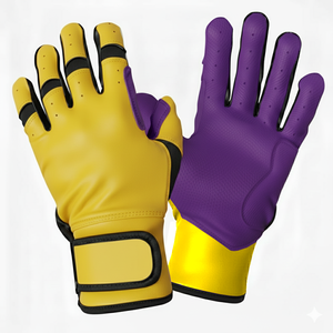 Gants de frappe de baseball en cuir de haute qualité, couleurs personnalisées, légers, respirants, écologiques, ambidextres pour l'entraînement et les matchs - Product Image 6