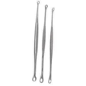 Curettes utérines Sims à double extrémité, aiguisées et à pointe émoussée, instruments chirurgicaux gynécologiques en acier inoxydable - Source d'alimentation manuelle - Product Image 2