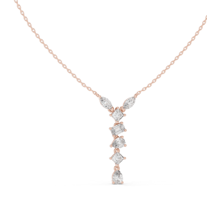 สร้อยคอเพชร CVD 3.5 กะรัต คุณภาพ VVS-VS สี EF ผลิตในห้องปฏิบัติการ ทอง 18KT, 14KT, โรสโกลด์, เยลโลว์โกลด์, ไวท์โกลด์ เครื่องประดับหรูหรา - Product Image 2