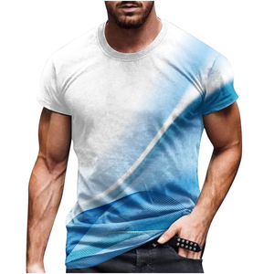 Camiseta 2024 Digital Space Ship con Estampado 3D, 100% Algodón Orgánico, Tejido Waffle Transpirable, Antiarrugas, Tallas Grandes, Personalizada con Serigrafía - Product Image 5