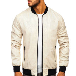 2025 Precio al por mayor Chaqueta de bombardero ligera Venta al por mayor Hombres Nylon Logotipo personalizado Chaqueta de bombardero impermeable Hecho en Pakistán - Product Image 1