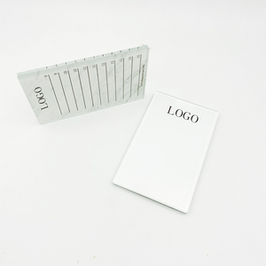 Professional Rectangle Marble Crystal Glass <b>Eyelash</b> <b>Glue</b> Tray <b>Eyelash</b> Extension Tool Lash Pallet <b>Glue</b> Tiles Lash Pallet - Product Image 3