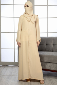 OEM vente en gros 2025 dernière conception de haute qualité femmes manches longues Abaya décontracté grande taille dames vêtements d'hiver à vendre - Product Image 2