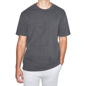 เสื้อยืดโอเวอร์ไซส์สำหรับผู้ชายเสื้อยืด2023ไหล่ตกเสื้อยืดโลโก้ออกแบบได้ตามต้องการ - Product Image 4