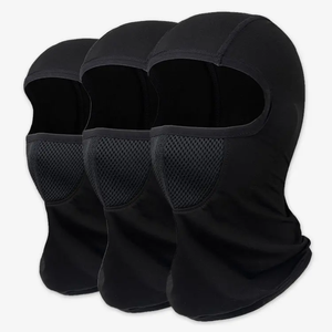 Fabricant pakistanais personnalisé unisexe mince cagoule unie masque intégral un tout Logo personnalisé 100% polyester à séchage rapide - Product Image 3