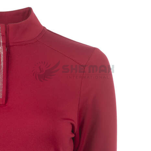 Horse riding thermal <b>base</b> <b>layer</b> shirt offering <b>compression</b> support stretch fabric for long rides training and competitive events - Product Image 4