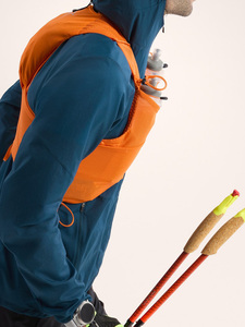 Veste coupe-vent tendance à capuche imperméable à fermeture éclair pour homme, tissu doux et chaud, coupe moderne, vêtements de voyage coupe-vent - Product Image 6