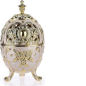 Quemador de incienso de Metal para decoración de hogar y oficina, quemador de cenizas con diseño de flores para exteriores, Estilo Vintage - Product Image 4