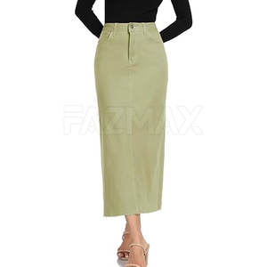 Jupe en jean surdimensionnée et légère pour femmes Jupe en jean confortable et respirante pour adulte - Product Image 4