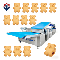 Machine de fabrication de biscuits et de gâteaux entièrement automatique pour la production de biscuits mous, de biscuits durs et de craquelins