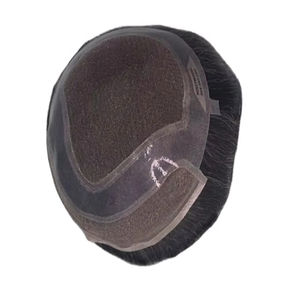 Toupee para Hombre Taz Hair, Peluca de Cabello Humano 100%, Densidad Cruda 60%-150%, Cabello Indio Remy, Resistente al Agua, Ondulado - Product Image 4