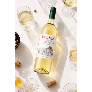 Feliza - Vin Blanc Sec Airn Macabeo 11% ABV Vin Blanc Espagnol Frais 750ml - Product Image 3