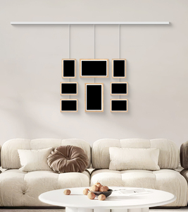 Calendrier numérique intelligent Wi-Fi Smart Gallery 10,1 pouces, aspect bois, équipement de bureau avec synchronisation <span class=keywords><strong>Google</strong></span> Calendar et affichage <span class=keywords><strong>photo</strong></span> - Product Image 5