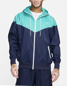Chaqueta Cortavientos Deportiva de Alta Calidad para Hombre, Chaqueta Cortavientos Impermeable con Cremallera Completa y Cuello Alto para Primavera - Product Image 1