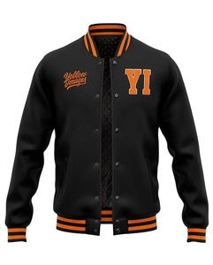 Veste Varsity pour homme en cuir, style universitaire, bomber, prix abordable, plusieurs couleurs, personnalisable - Product Image 2