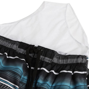 Shorts pour hommes personnalisés avec logo, couleur personnalisée, doublure double couche, design d'été, impression par sublimation sur toute la surface, 100% coton, uni - Product Image 6