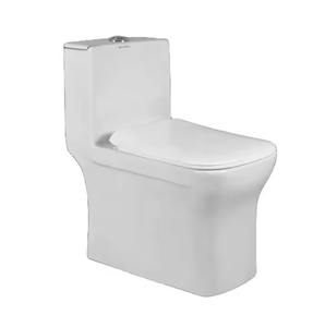 Vente en gros bon marché d'articles sanitaires modernes pour hôtel placard à eau salle de bain WC ensemble de toilettes Piège en P en céramique prix des toilettes à Dubaï - Product Image 4